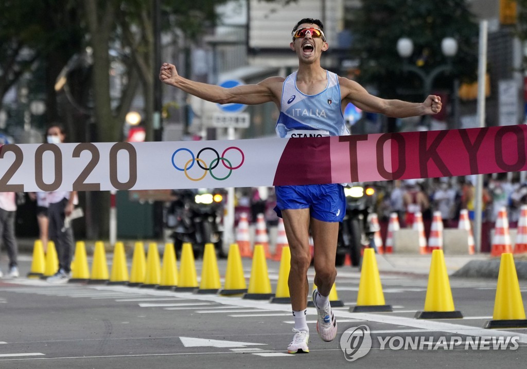 -올림픽- 최병광, 남자 20㎞ 경보 37위…1시간28분12초