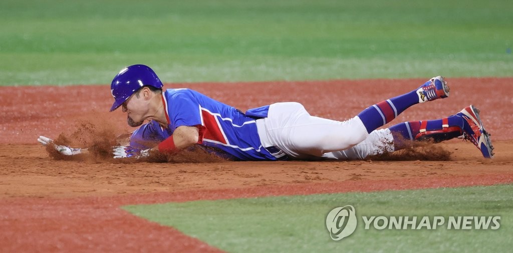 [올림픽] '한국 엔진' 박해민, 모든 경기 1회 선두타자 출루 진기록