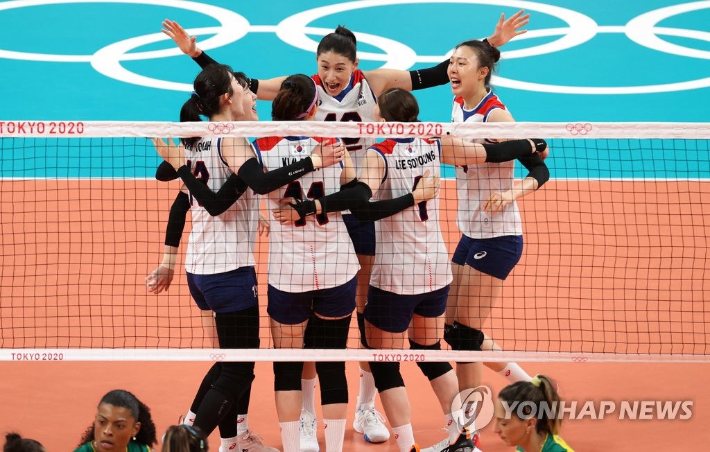 올림픽 한국 여자배구 브라질에 완패…세르비아와 동메달 ...
