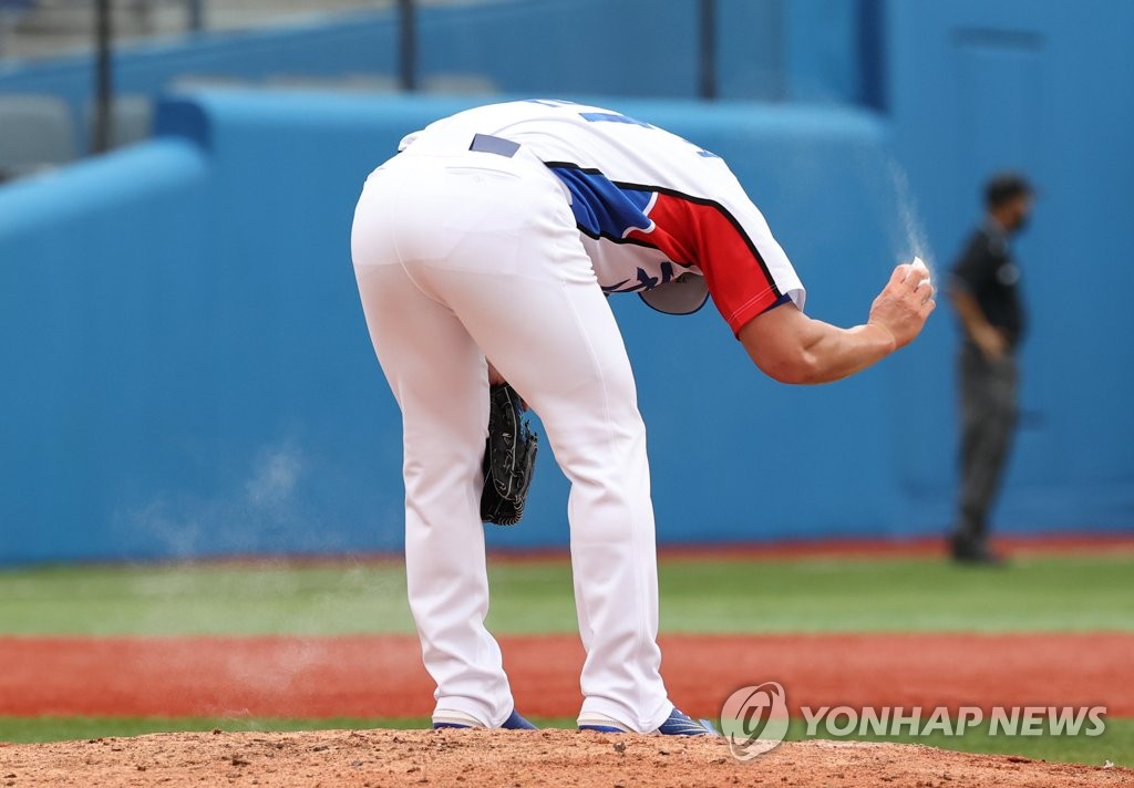 [올림픽] '3승 4패, 4위'…한국 야구 대표팀, 요코하마 충격