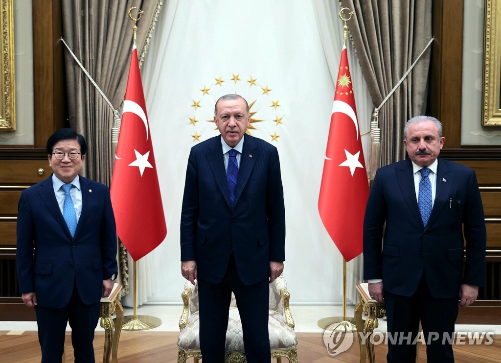 박병석 의장, 터키-아제르 순방 마무리…"현장외교 성과"