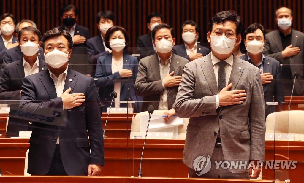 與, 언론중재법 '30일 처리' 재확인…우려도 확산