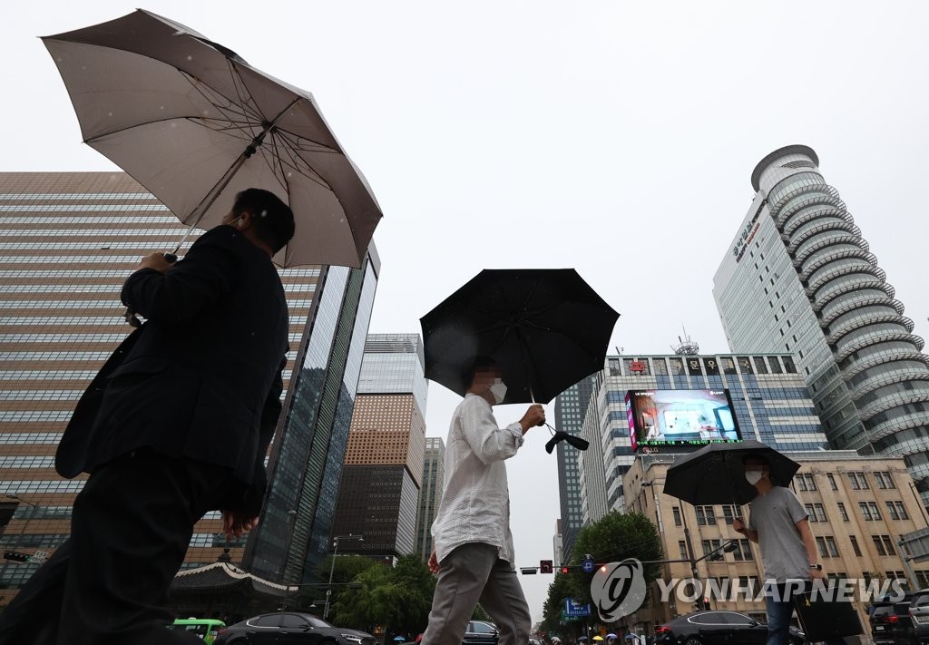 낮부터 전국 비…경기·강원·충청 내일까지 200㎜ 이상