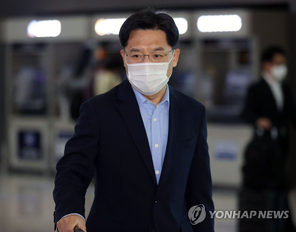 한반도본부장, 한미협의차 출국…"평화프로세스 재가동 협의"(종합)