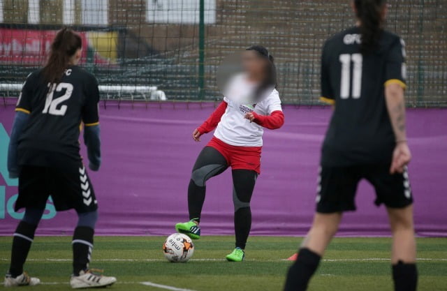 전 아프간 여자축구 주장 칼리다 포팔 /사진=AFP