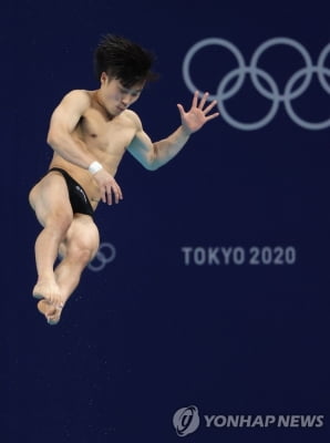 -올림픽- 다이빙 우하람, 역대 최고 4위…한국 첫 '노메달 데이'(종합)