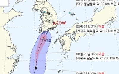 태풍 '오마이스' 대비해 부산항 정오부터 운영 잠정 중단