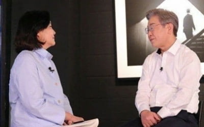 "이재명과 제휴냐" 질문에…박영선 "與 후보 알리고 싶다"