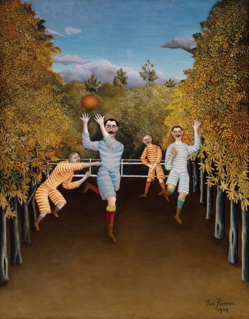 '풋볼 하는 사람들', 1908, 솔로몬 R.구겐하임미술관
