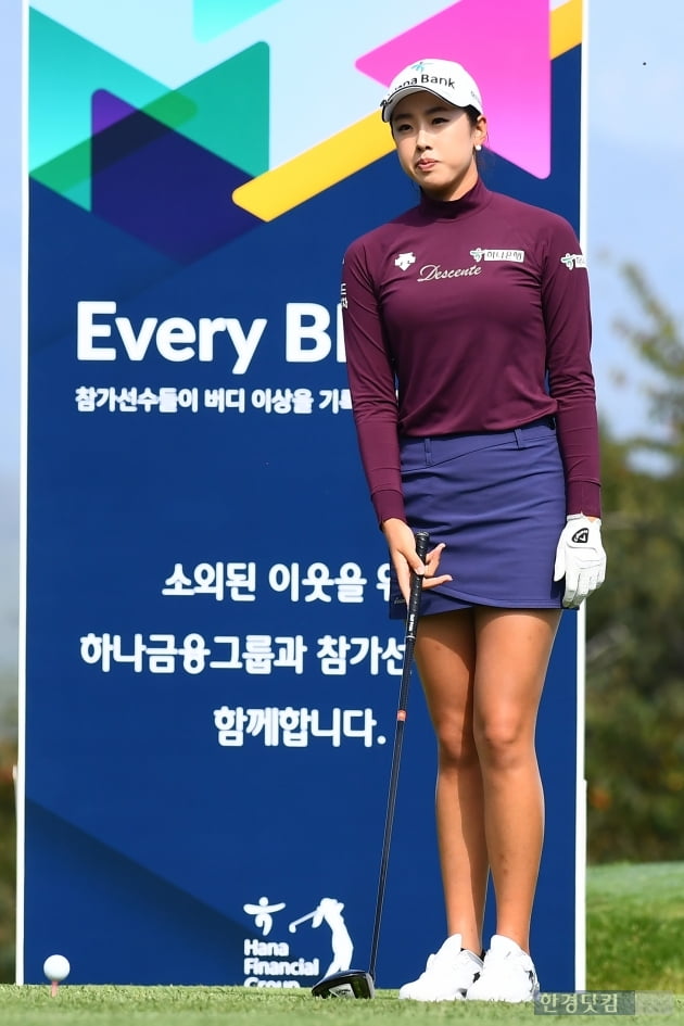 [포토] 노예림, '페어웨이 중앙을 향해'