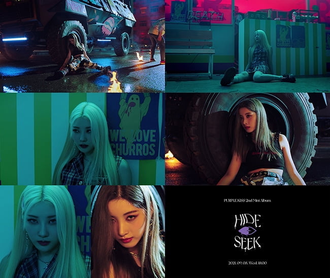 퍼플키스 유키X채인, 신곡 ‘Zombie’ 클립 티저 공개…압도적 몰입감 선사