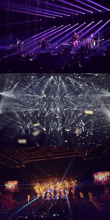 `레전드 밴드` 넬, 역대급 콘서트 성료…최고의 밴드 사운드+조명 총동원