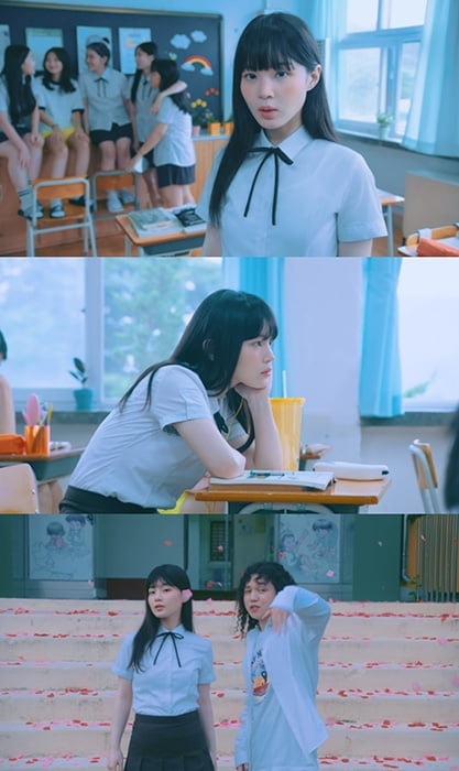 이하이, 원슈타인과 풋풋한 교복 비주얼…수록곡 `머리어깨무릎발` M/V 관심 집중