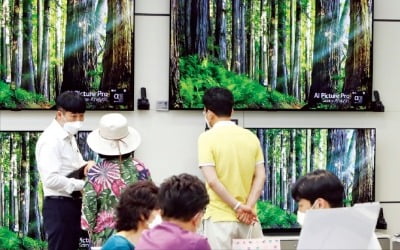 어? 연초보다 올랐네…'TV 가격공식' 깨졌다