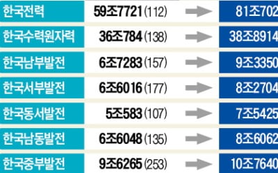 전력공기업 빚 해마다 6조↑…서부·남부발전 부채비율 200% '훌쩍'