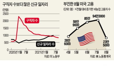 美 고용 '4대 미스터리'…(1) 일자리 1000만개 남는데 실업자 840만명