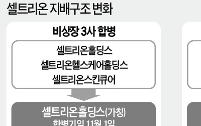 셀트리온, 지배구조 개편 '첫단추'…비상장 3사 합병 승인