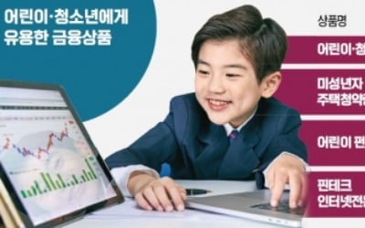 年 2% 금리 어린이 적금·청소년 핀테크앱…아이들 경제 관념도 '쑥'