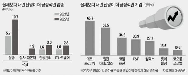 "올해보다 내년이 더 좋다"…실적기대주 끌리네