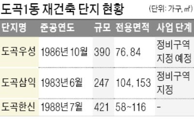 강남 '도곡 우성' 재건축 첫발…정비구역 지정 나서