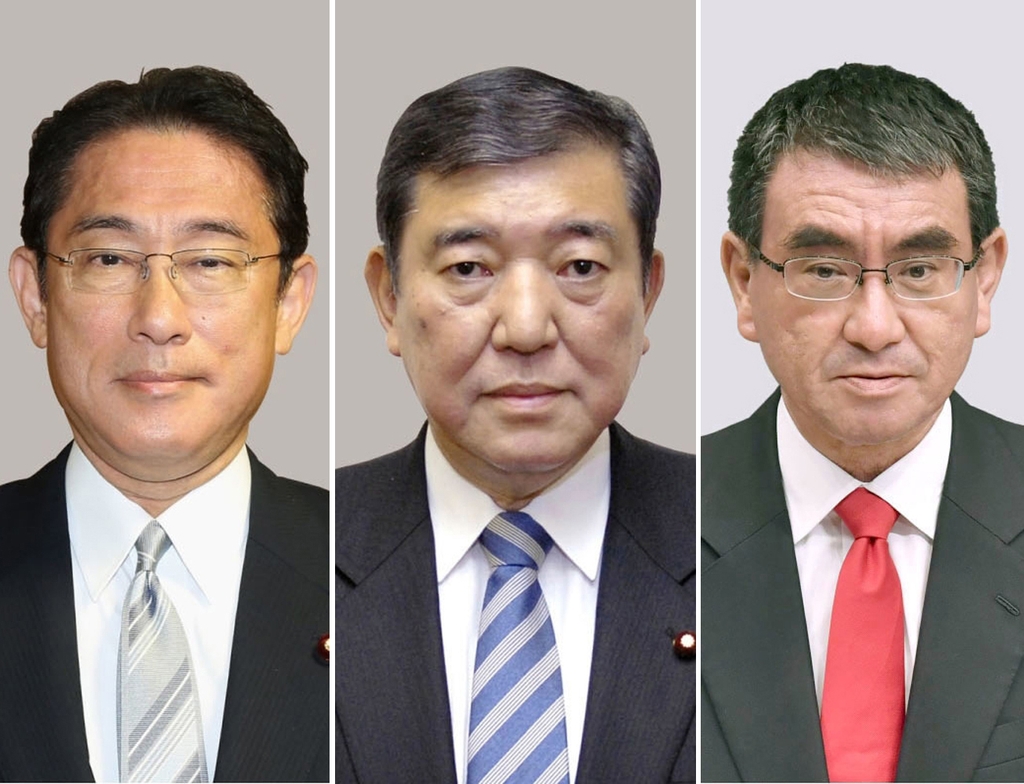 차기 日총리는 누구? 기시다 두각…이시바·고노 움직임 주목