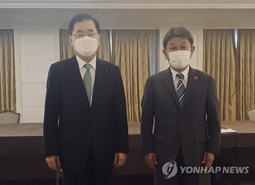 정의용·모테기 유엔총회 계기 뉴욕서 만난다…2번째 대면회담(종합)