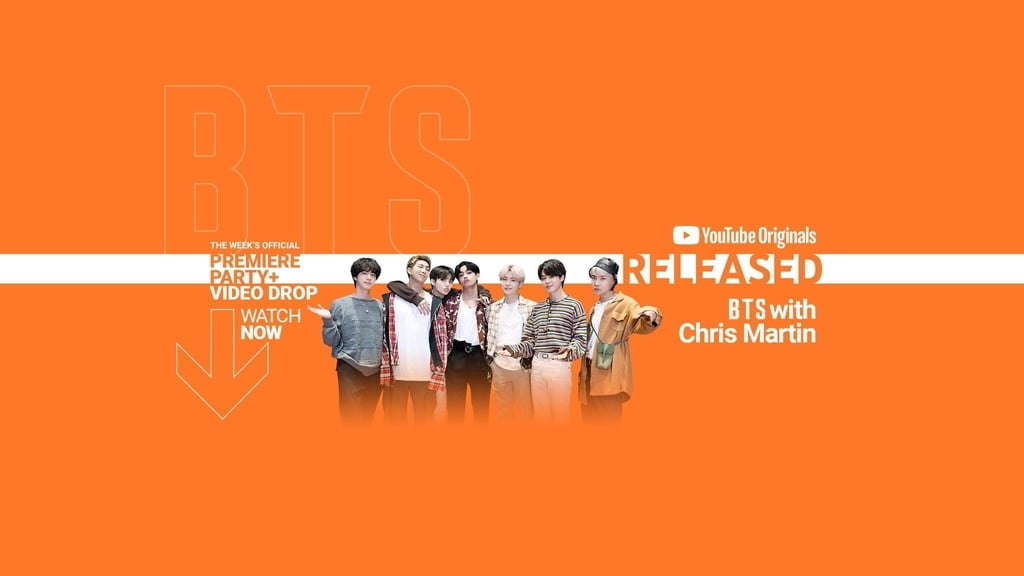 BTS, 콜드플레이 크리스 마틴과 유튜브 뮤직쇼 출연
