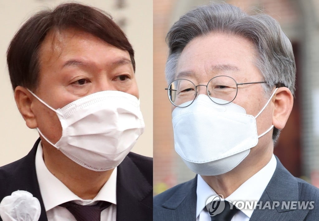 윤석열 28%·이재명 23%…尹, 오차 내 역전