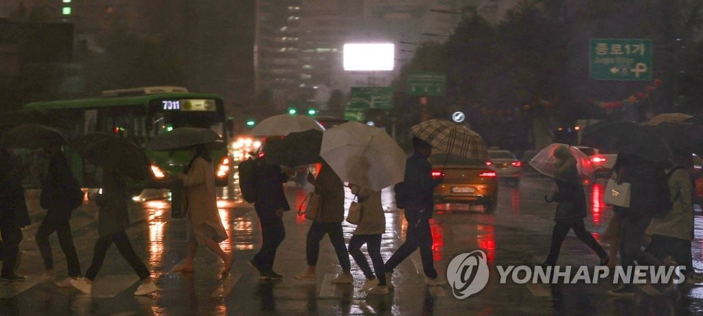 "우산 챙기세요"…내일 밤부터 중부에 비, 모레 전국 확대