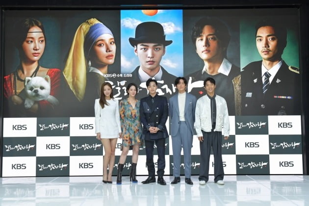 배우 권율(왼쪽부터), 김민재, 박규영, 연우, 황희./사진제공=KBS2 '달리와 감자탕'