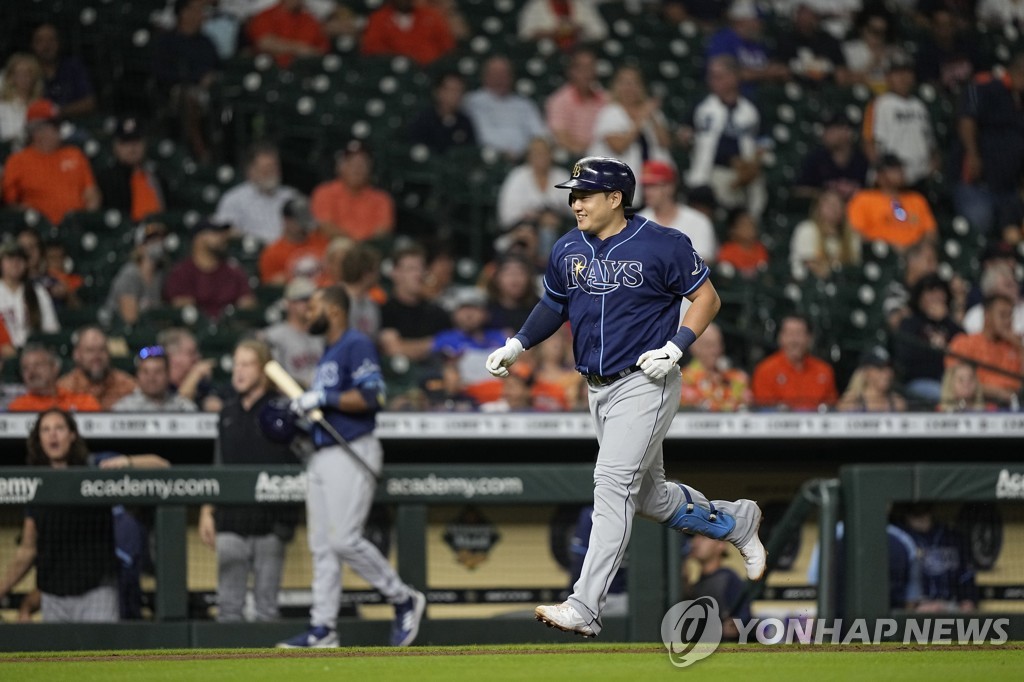 탬파베이 최지만, MLB 통산 50홈런 정복…한국 선수 두 번째(종합)