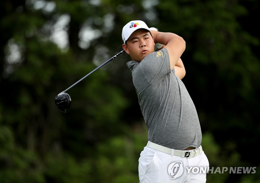 KPGA 대세 김주형, 어바인오픈 1R 공동선두…다승 기회