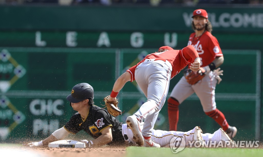 박효준, 4경기 만에 안타…MLB 첫 도루 성공