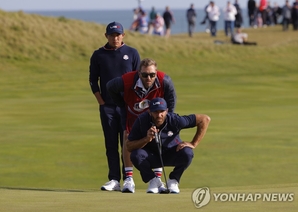 미국, 라이더컵 '신기록 우승'할까…둘째 날까지 유럽에 11-5(종합)