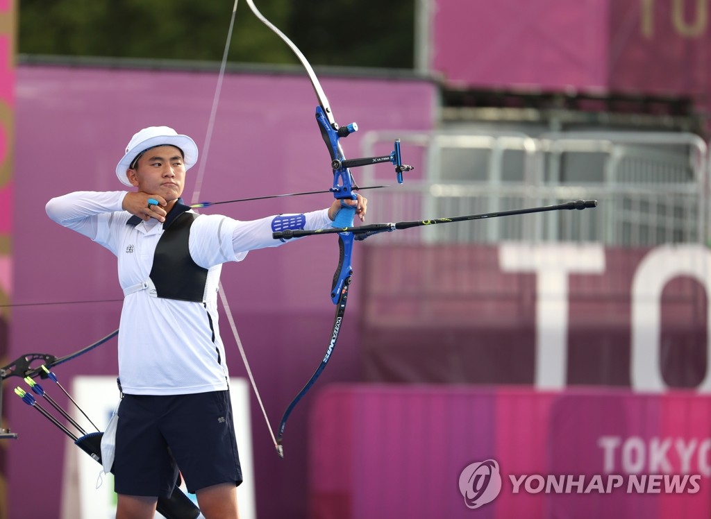 안산·김제덕, 세계선수권 8강 진출…오진혁 그랜드슬램 무산