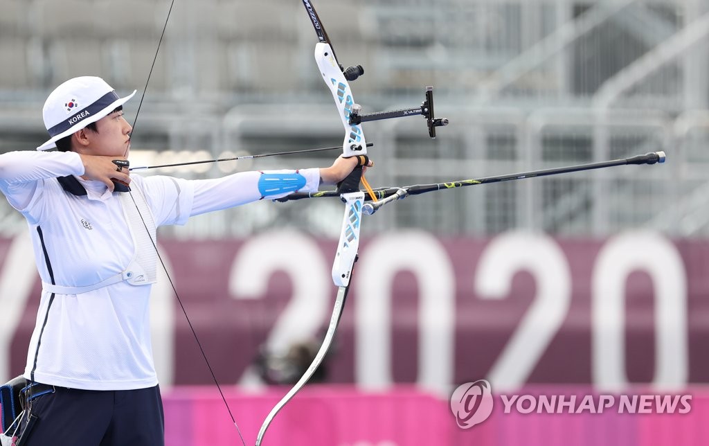 안산·김제덕, 세계선수권 8강 진출…오진혁 그랜드슬램 무산