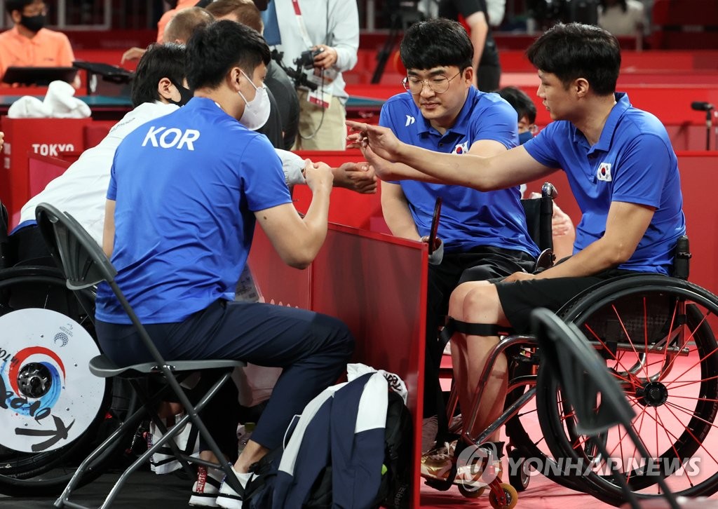 -패럴림픽- '단체전도 강하다!'…한국 탁구, 은메달 3개 확보(종합)