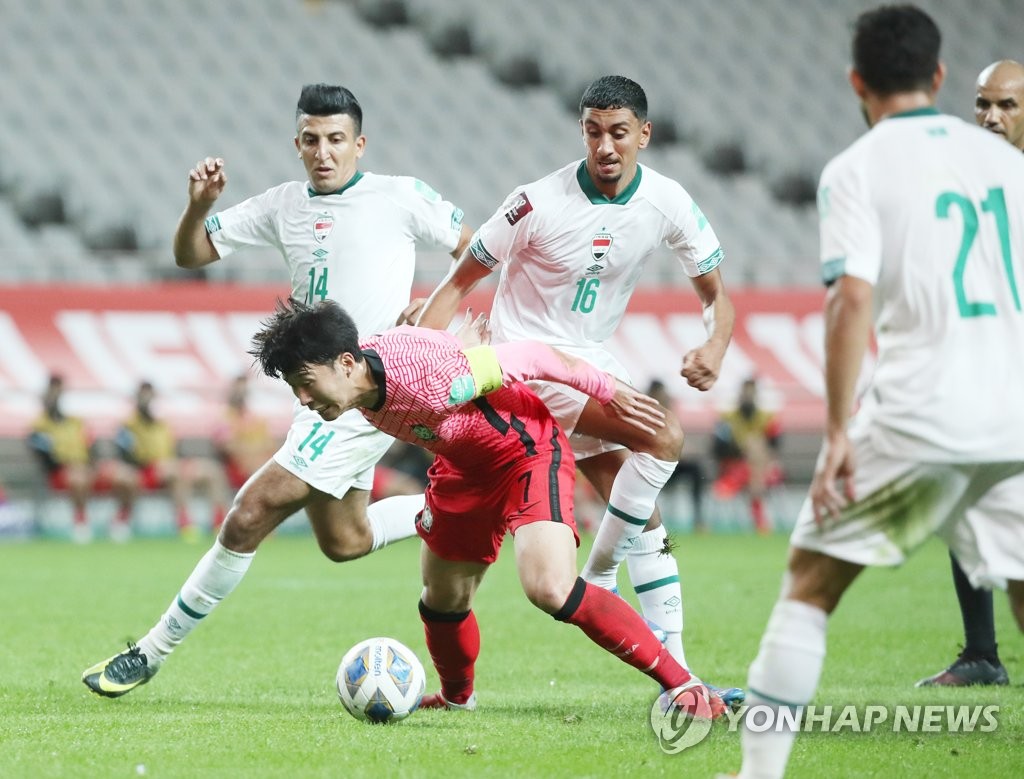 벤투호, 이라크와 월드컵 최종예선 1차전 0-0 무승부