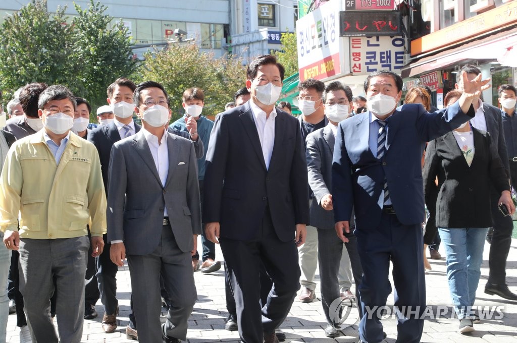송영길 "LH혁신 정부안 일방수용 안해…신중 보완"