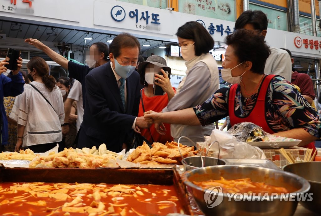 추석 민심 훑은 野주자들, 당심으로 승부건다