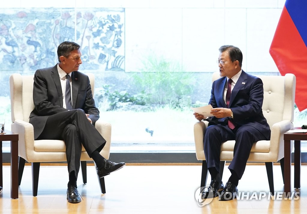 문대통령 "슬로베니아와 원전협력 확대 기대"(종합)
