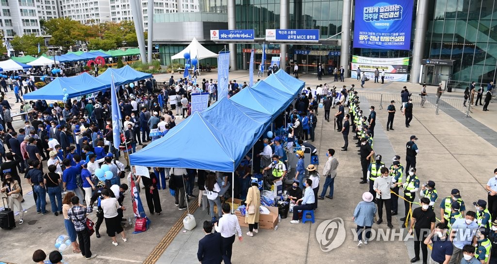 명-낙 호남격돌…"부패지옥 청렴천국" "대장동 비리 엄벌"