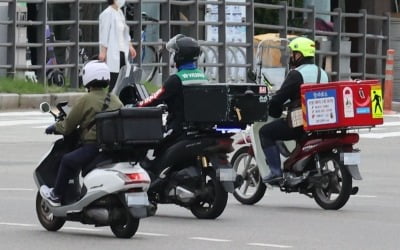 송도 아파트 '배달 중단'에도…"오토바이 지상 출입 절대 안 돼"