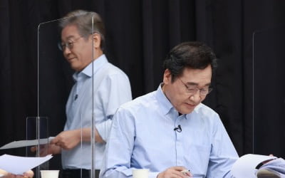 이낙연 "충청 일부 조사서 내가 앞서"…이재명 측 "그렇진 않은듯"