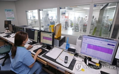 전국 중환자 병상 가동률 55.5%…대전 등 일부 지역은 포화상태