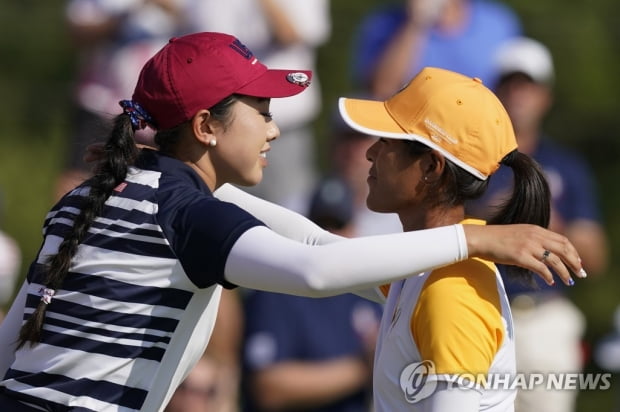 노예림 첫 승…미국, 솔하임컵 둘째 날 유럽과 격차 좁혀