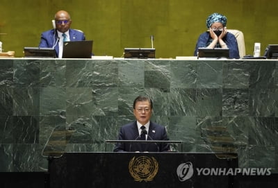 '지구공동체' 역설 문대통령…포스트코로나 비전 제시