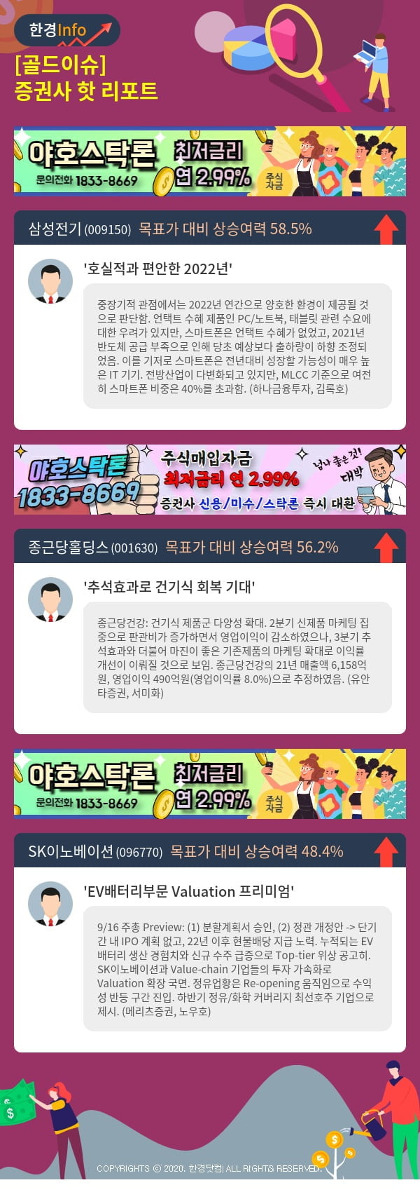 [골드이슈] 증권사 핫 리포트