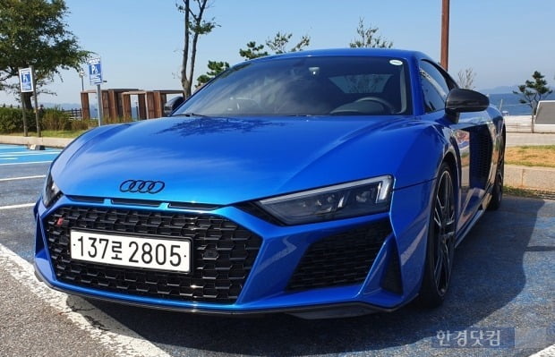 더 뉴 아우디 R8 V10 퍼포먼스. 사진=오세성 한경닷컴 기자