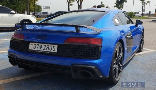 더 뉴 아우디 R8 V10 퍼포먼스. 사진=오세성 한경닷컴 기자